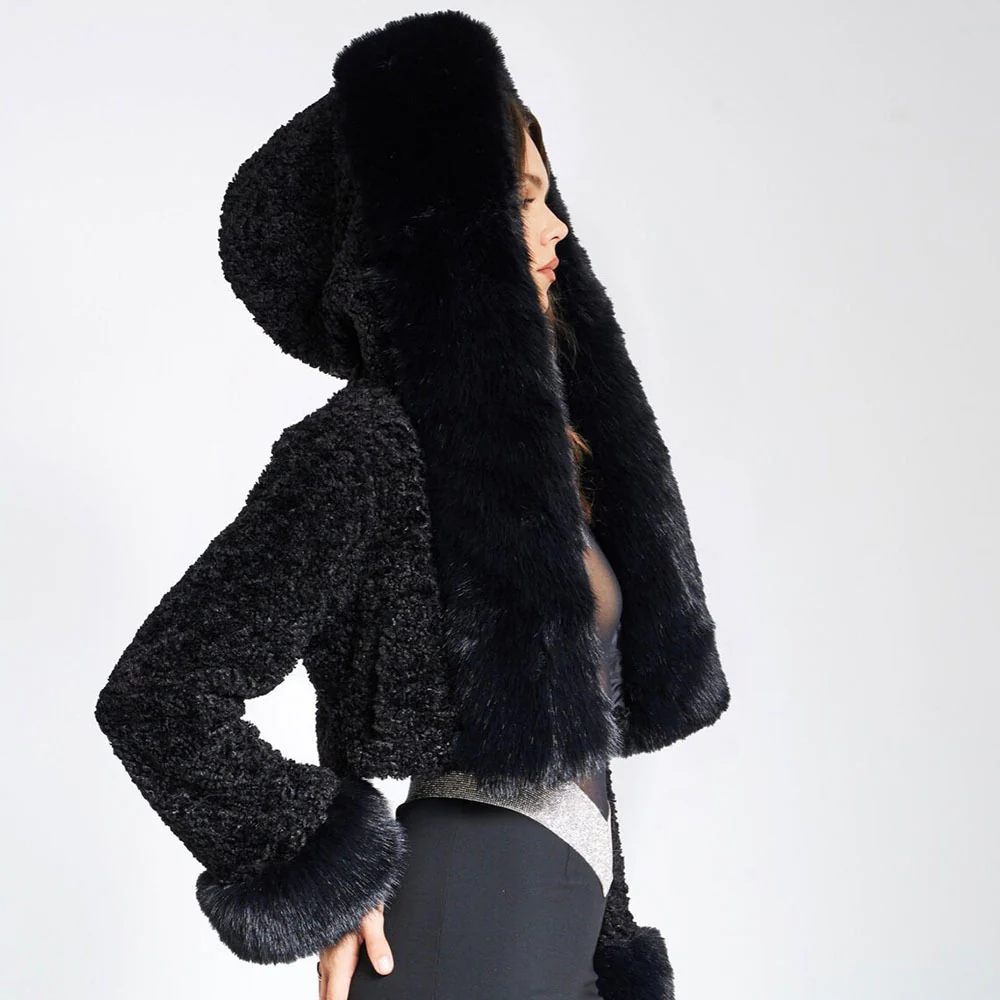 Aurora - Cropped Fur Jas - Image 4