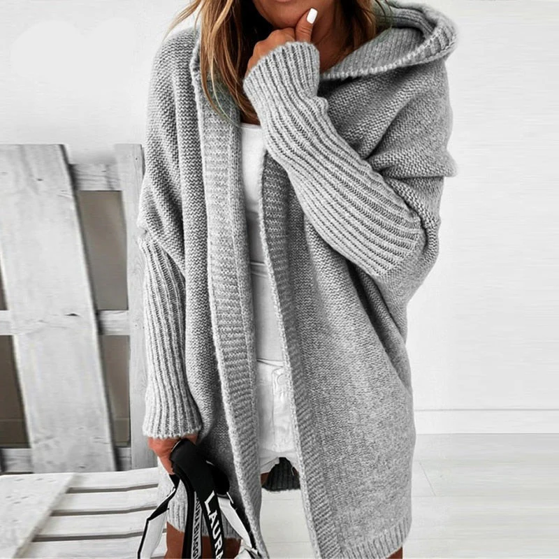 Dames Basic Gebreide Trui – Lange Mouwen, Casual Pullover voor Herfst en Winter