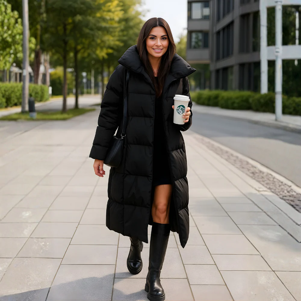 Winterjas Dames | Gewatteerd & Taille-riem - Image 4