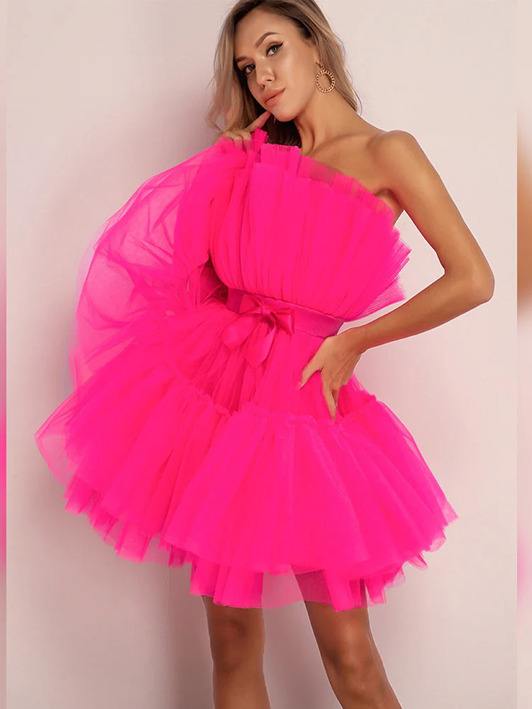 Dames Tulle Jurk – Feestelijk, Getailleerd, Geschikt voor Avondkleding - Image 20