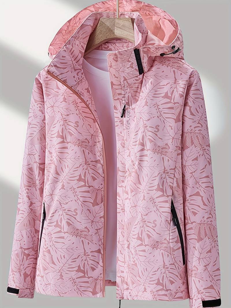 Dames Waterdichte Windbreaker Jas – Lichtgewicht, Zwart, Ideaal voor Buitenactiviteiten en Regenachtige Dagen - Image 3