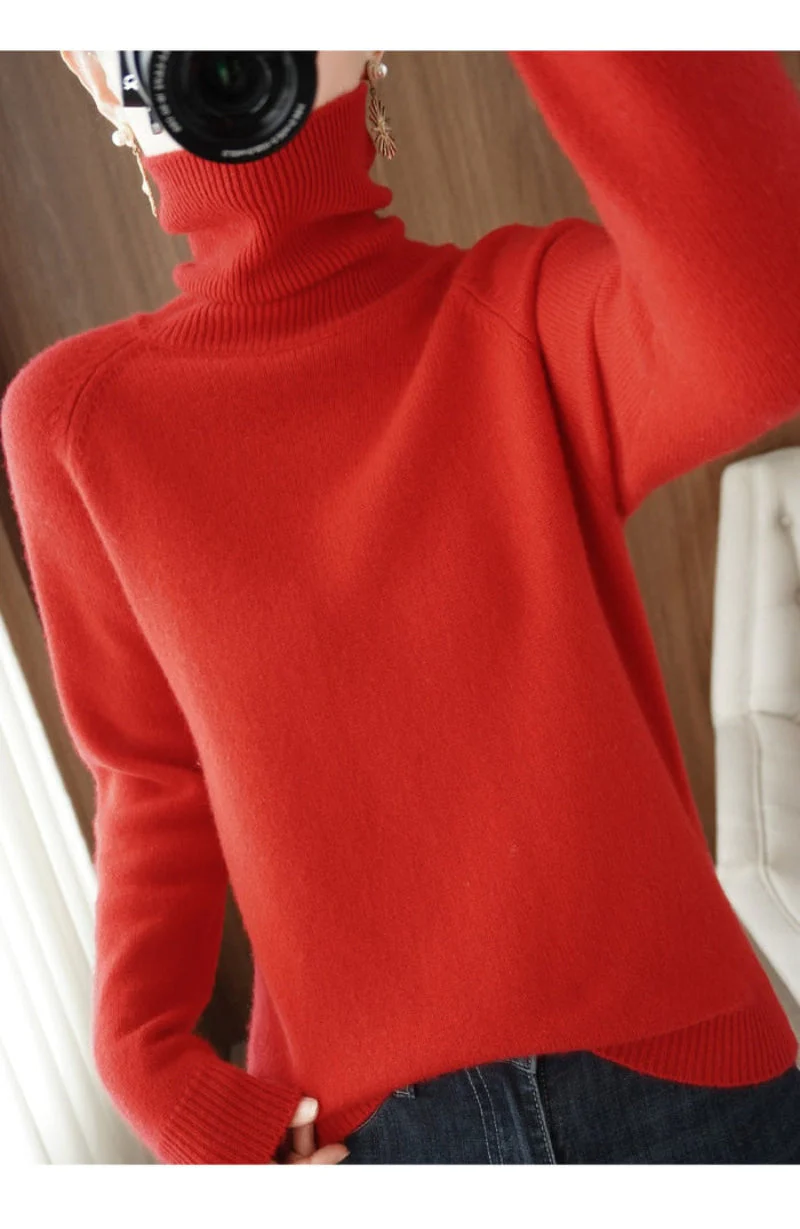 Dames Zachte Coltrui – Warm en Comfortabel, Ideaal voor Herfst en Winter Outfits