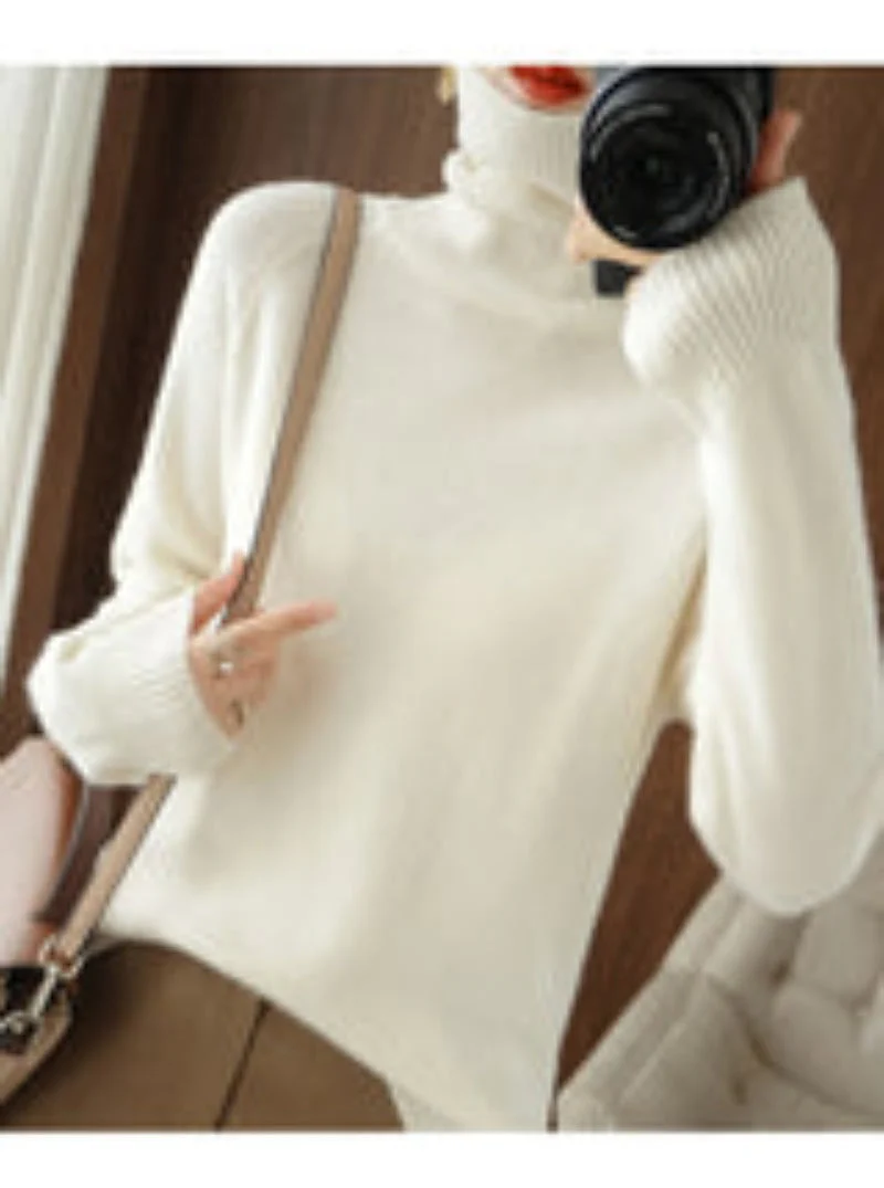 Dames Zachte Coltrui – Warm en Comfortabel, Ideaal voor Herfst en Winter Outfits - Image 4