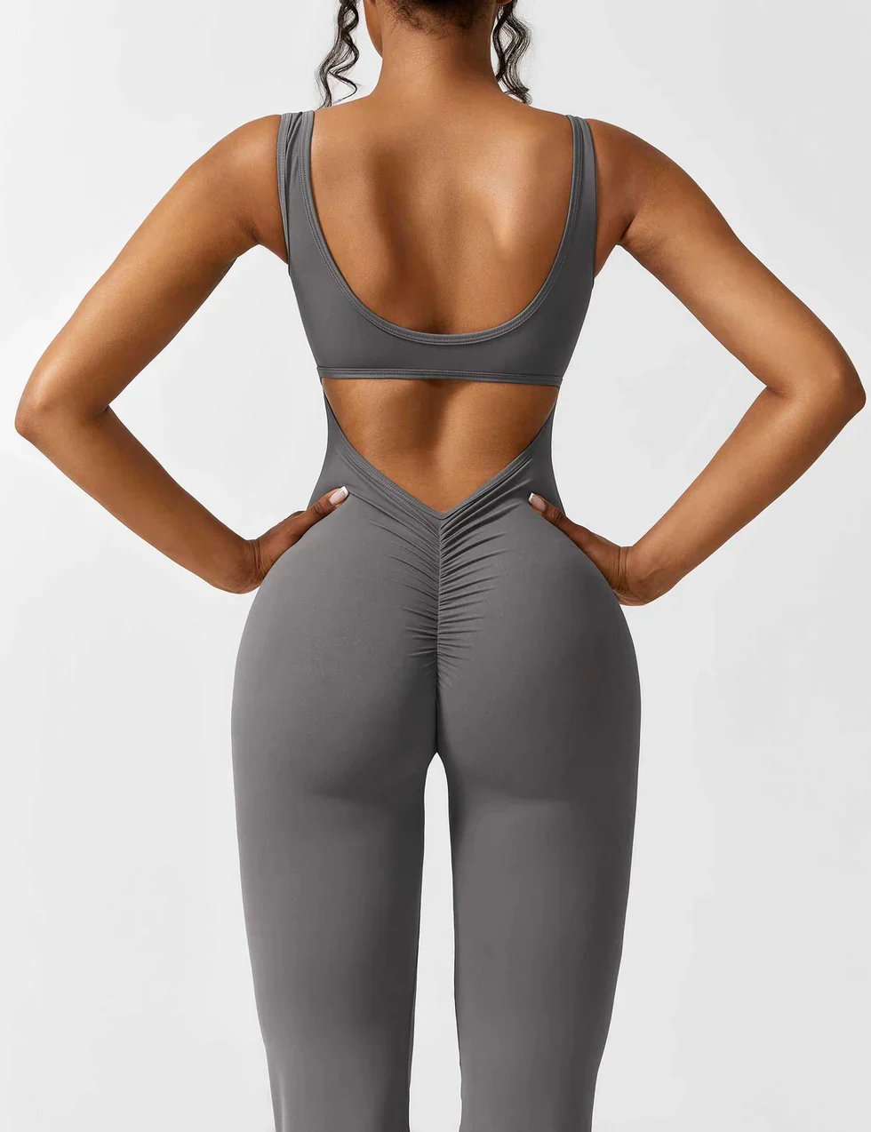 Elena Flared Jumpsuit met V-Rug en Shaping Fit voor Dames - Image 29