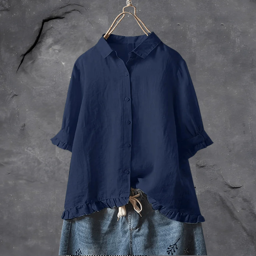 Elvina - Relaxed Button-Down Shirt - Image 2