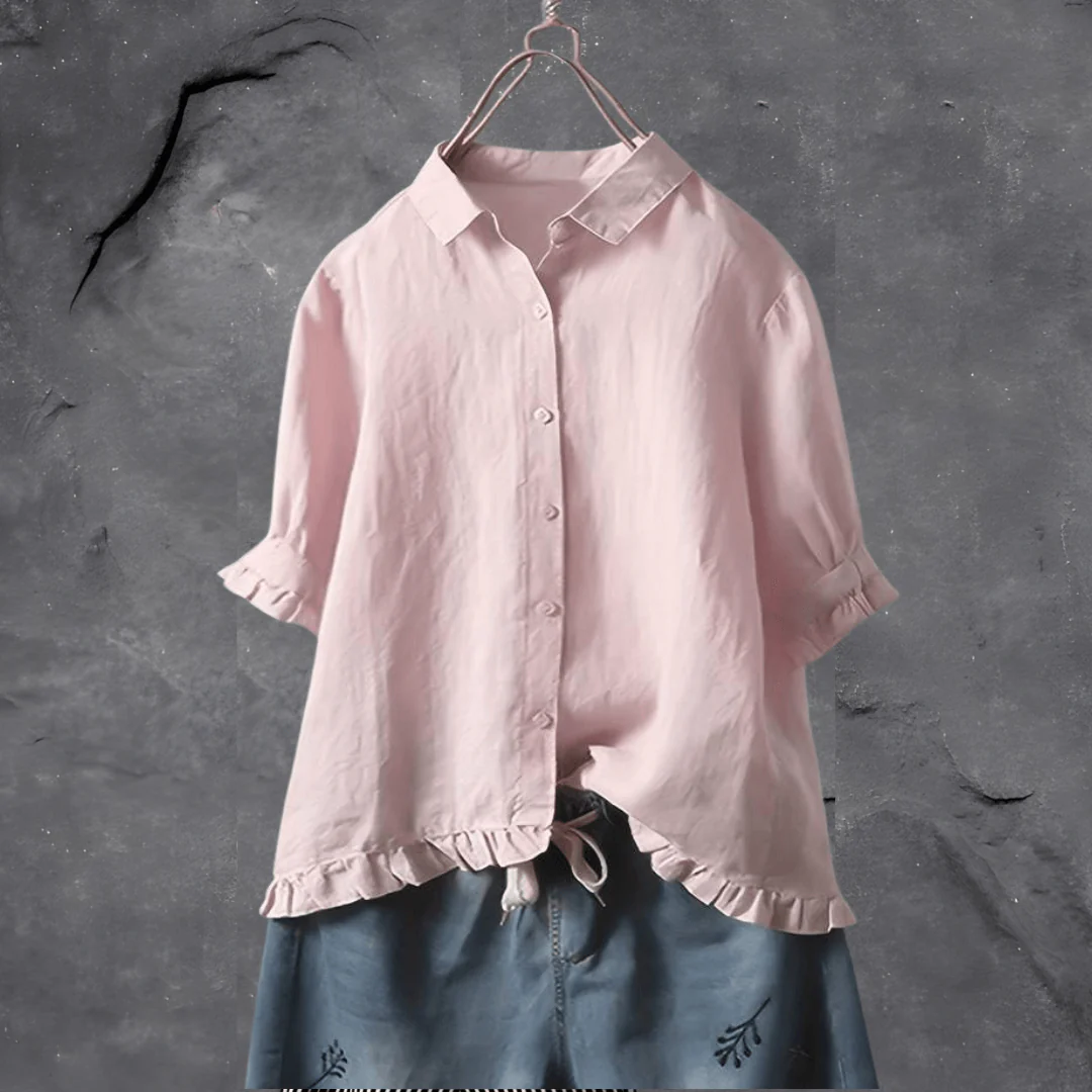 Elvina - Relaxed Button-Down Shirt - Image 4