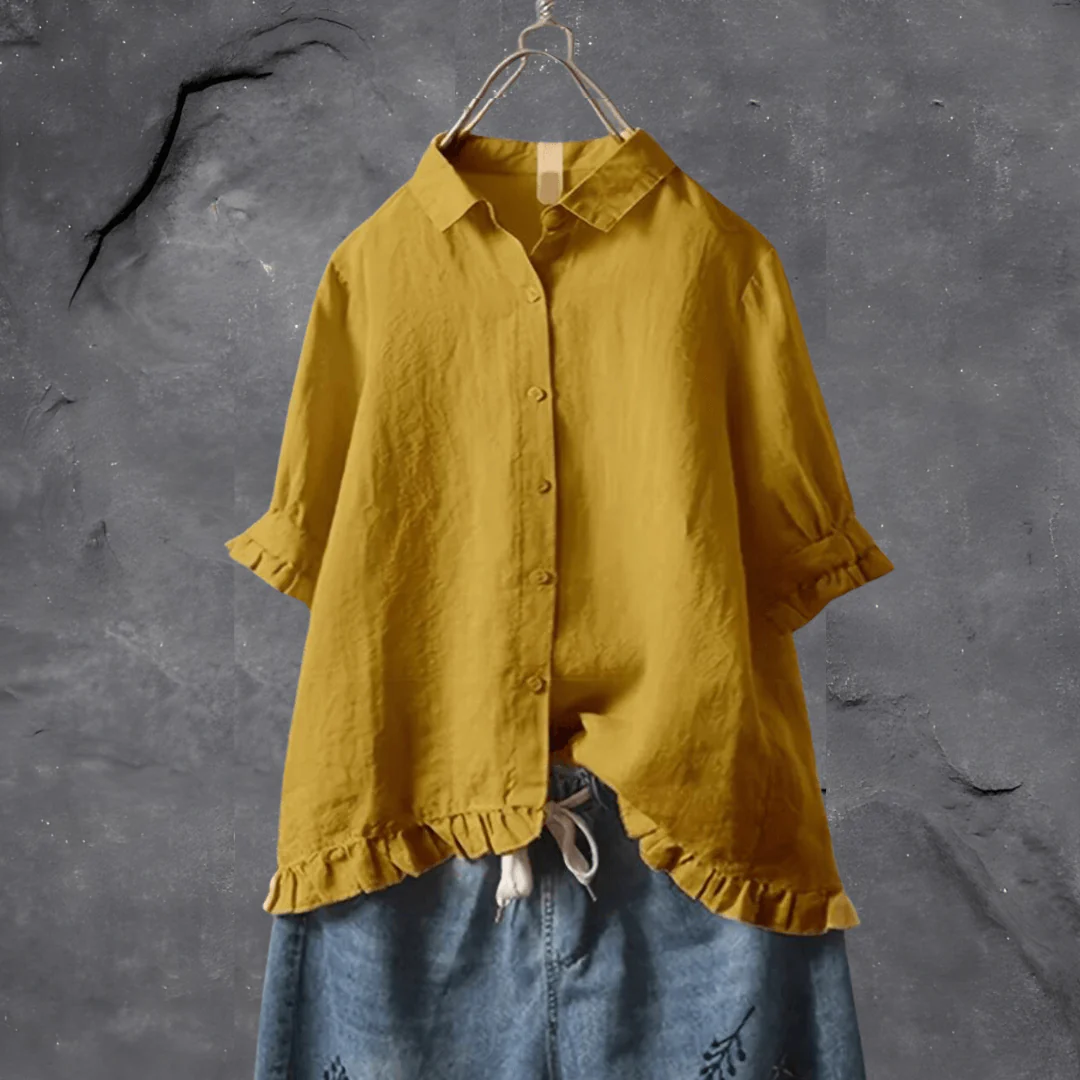 Elvina - Relaxed Button-Down Shirt - Image 5
