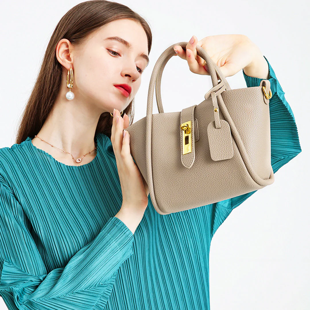 Emme - Luxe Leren Bucket Bag - Image 3