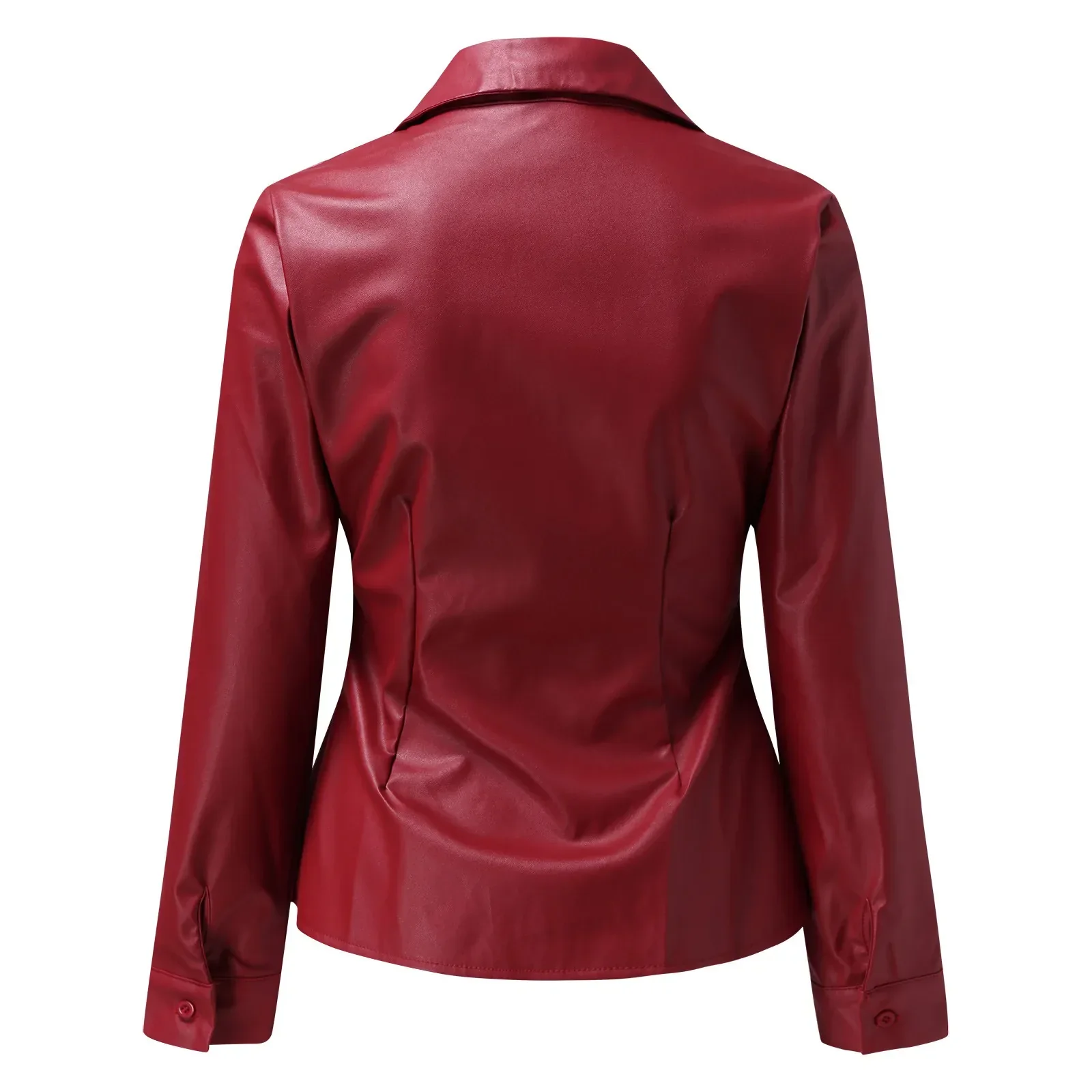 Jorien - Lederen Blouse - Image 8