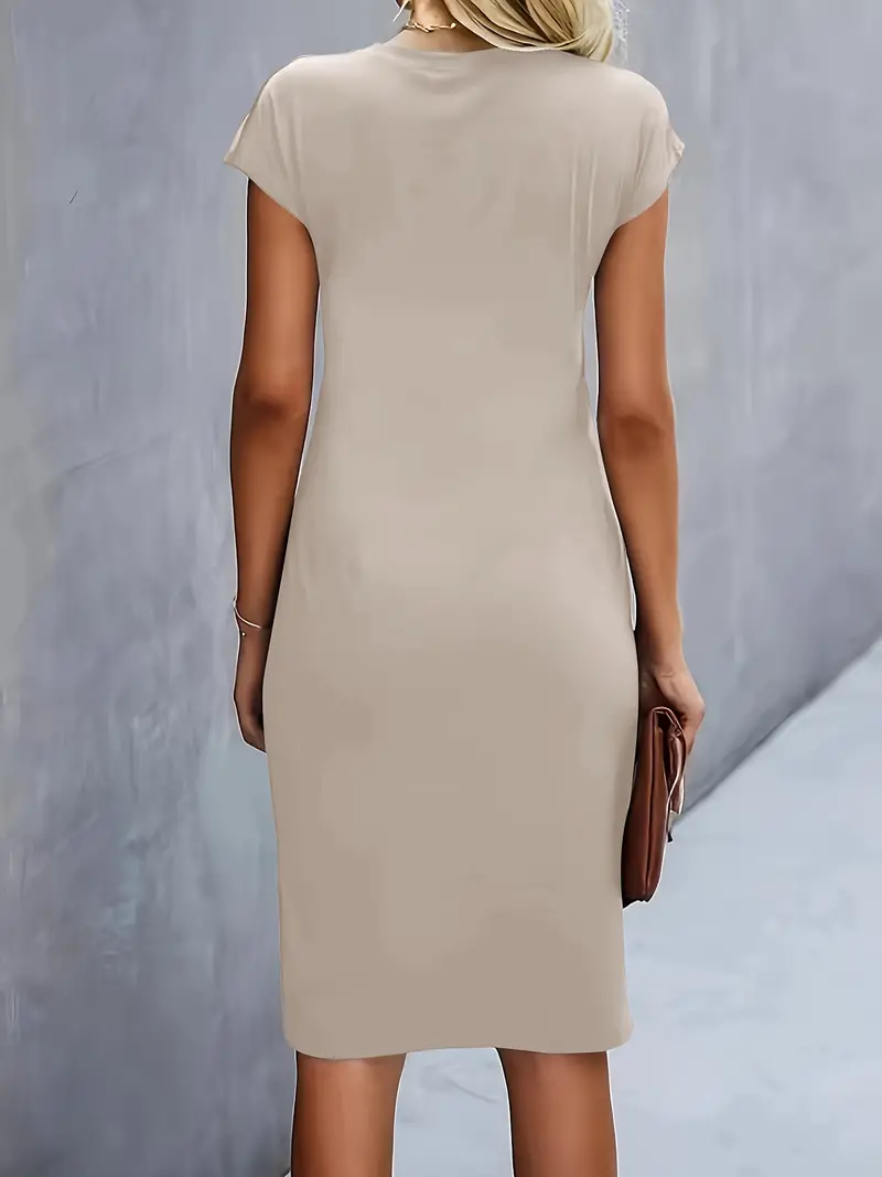 Katrien – Tijdloze Midi Jurk met Flatterend silhouet - Image 10