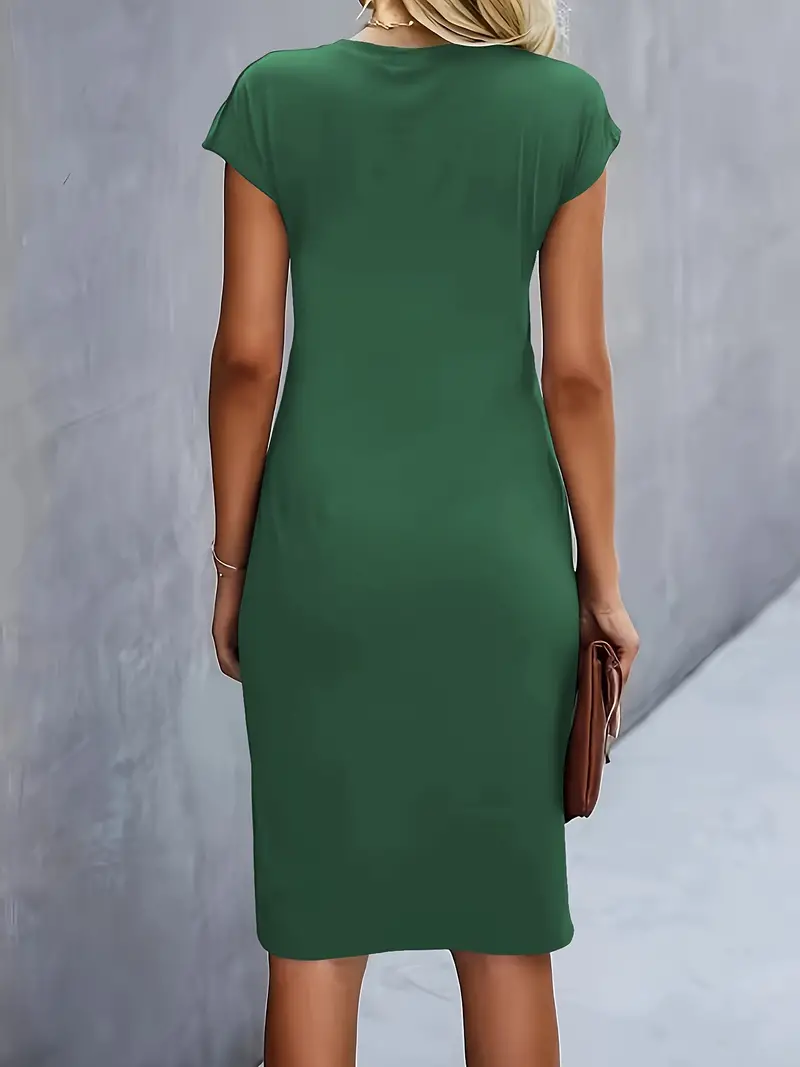 Katrien – Tijdloze Midi Jurk met Flatterend silhouet - Image 12