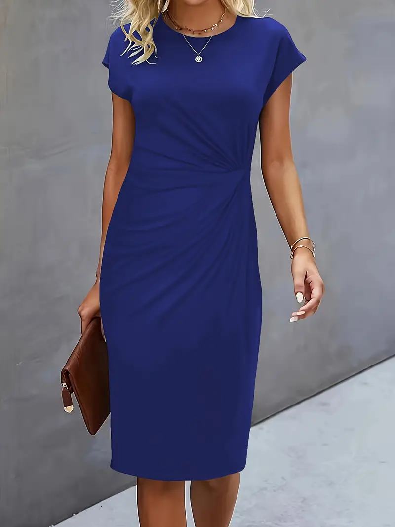Katrien – Tijdloze Midi Jurk met Flatterend silhouet - Image 13