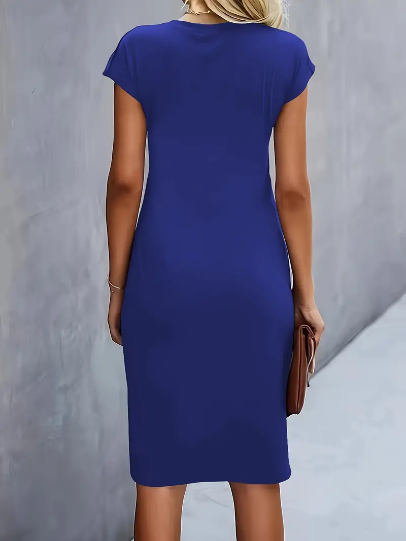 Katrien – Tijdloze Midi Jurk met Flatterend silhouet - Image 14