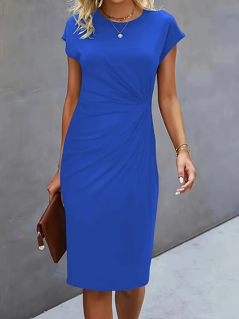 Katrien – Tijdloze Midi Jurk met Flatterend silhouet - Image 5
