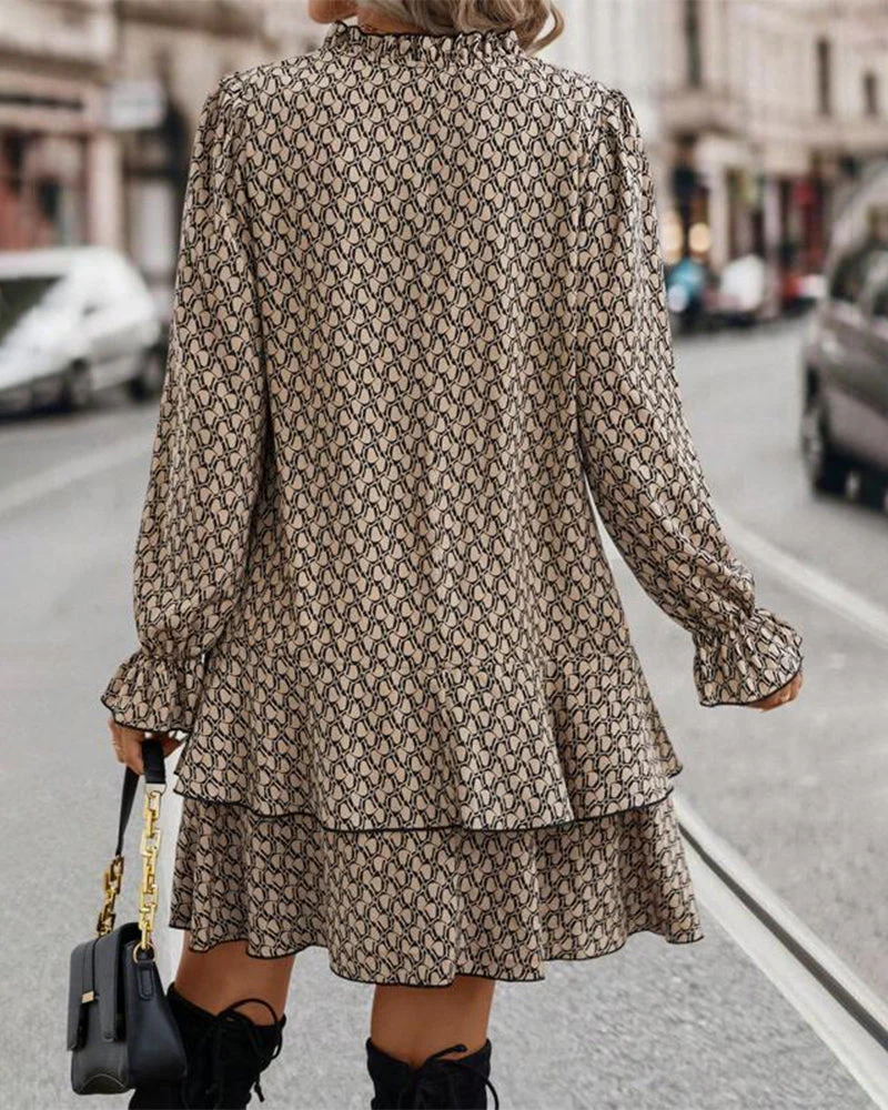 Lara - Elegante Lange Mouwen Jurk - Image 4