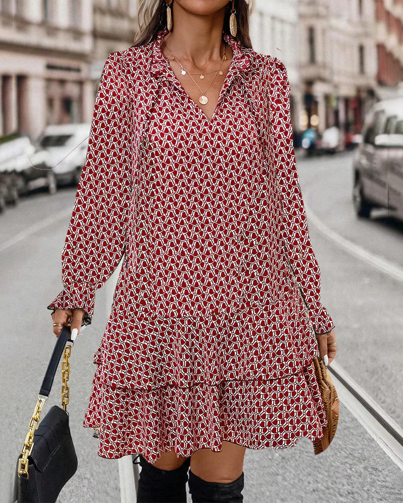 Lara - Elegante Lange Mouwen Jurk - Image 6
