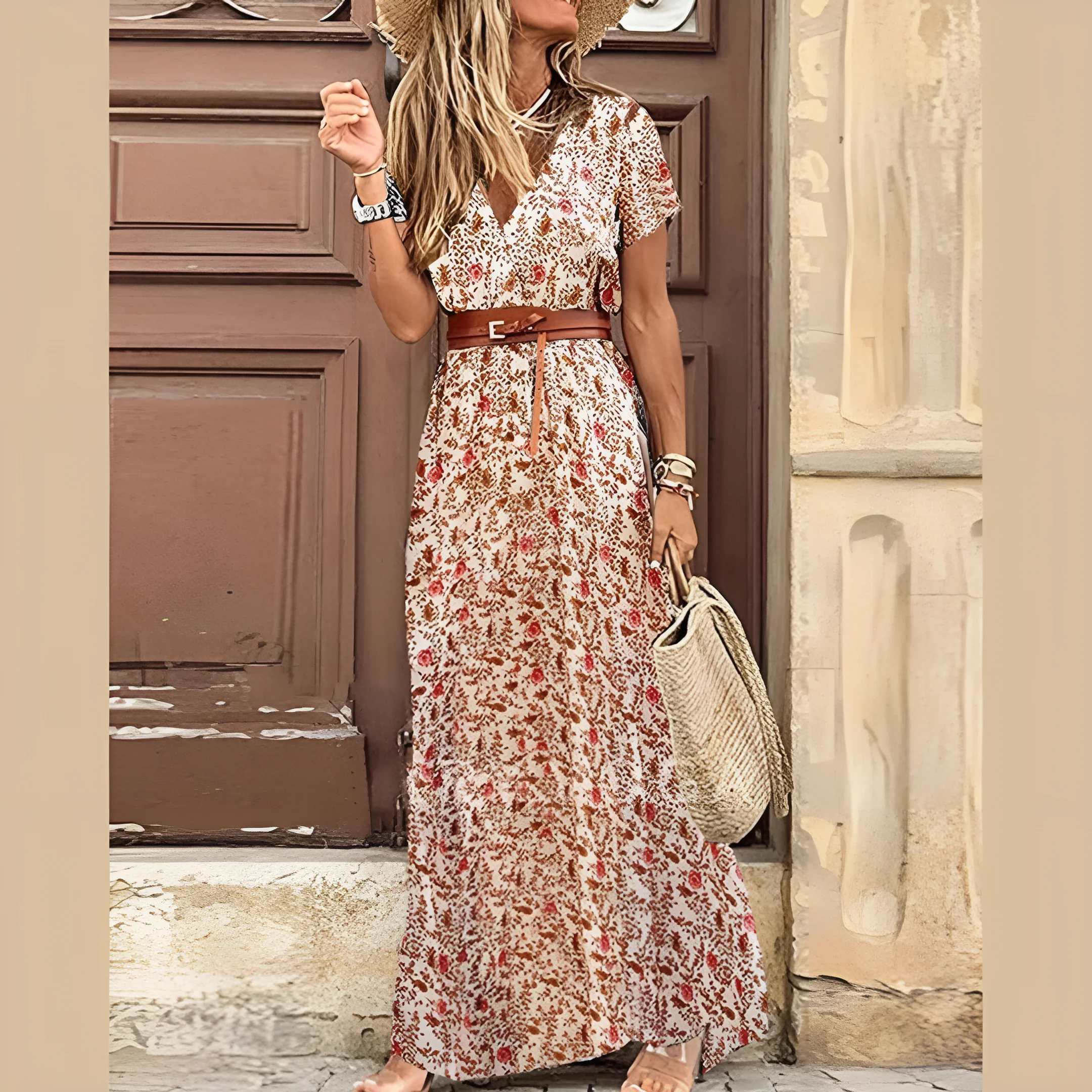 Sophie - Bohemian Vintage Jurk voor Dames - Image 4